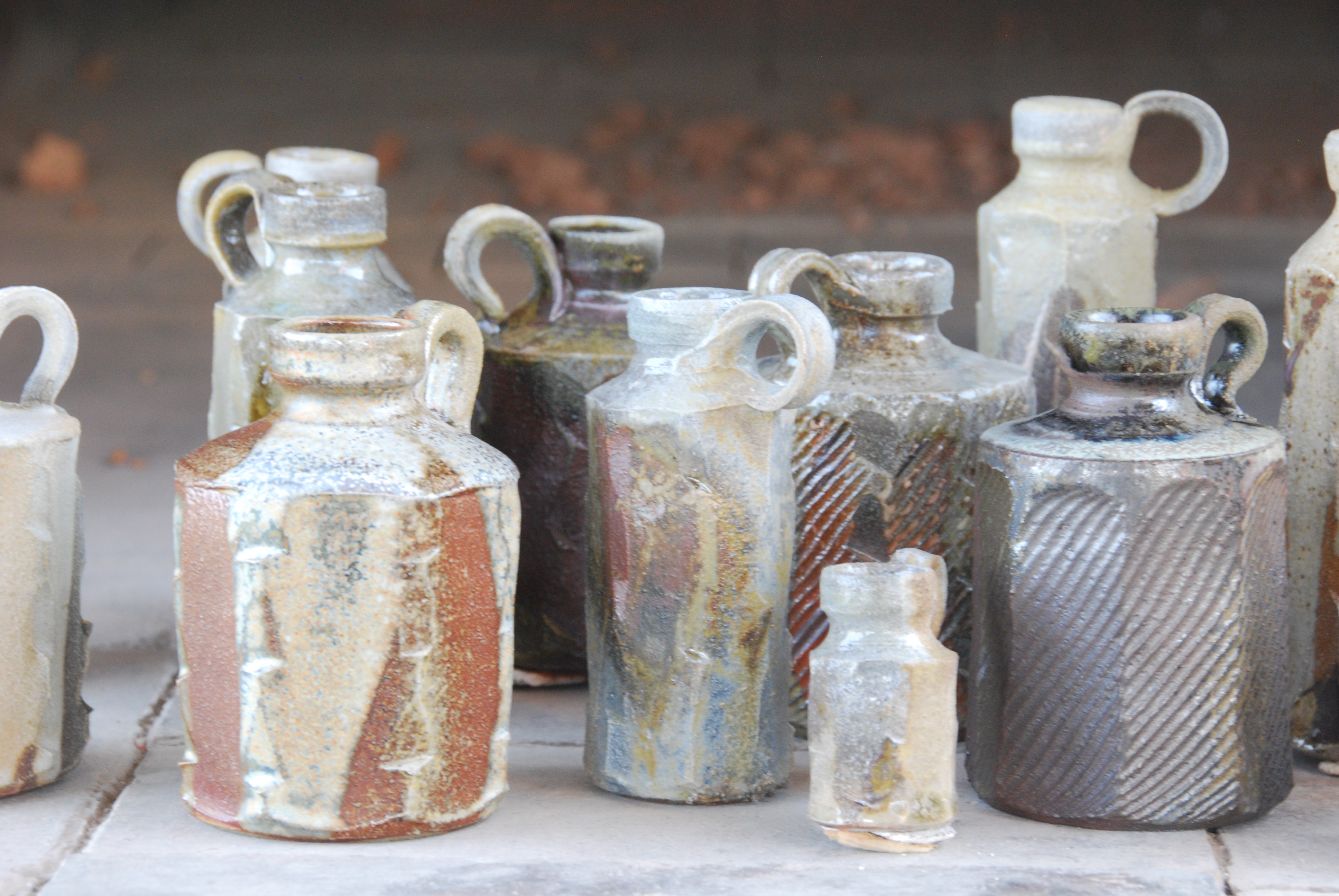 Stoneware bottles